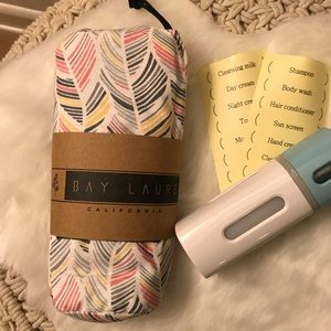 New Turkish towel & travel bottles set/vacation